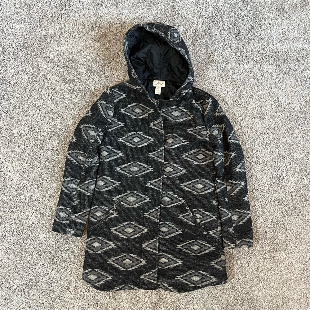 LEVI’S AZTEC WESTERN ‘Grey’ TRENCH COAT SIZE SMALL